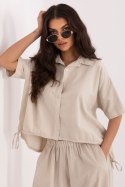 Koszula Damska Model IT-KS-FL10320.12 Beige - Italy Moda