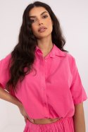 Koszula Damska Model IT-KS-FL10320.12 Dark Pink - Italy Moda