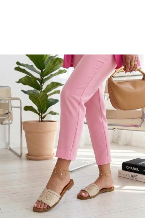 Sandał Klapki Model Gia QQ09 Beige - Solea