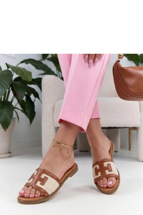 Sandał Klapki Model Gia QQ09 Brown - Solea