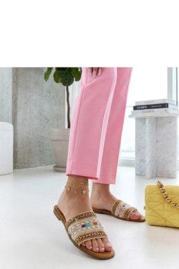 Sandał Klapki Model Isabelle LCQ-7 Beige - Solea