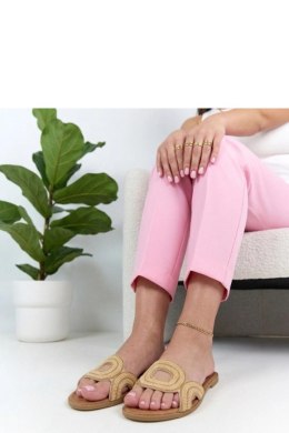 Sandał Klapki Model Olivia LCQ-9 Beige - Solea