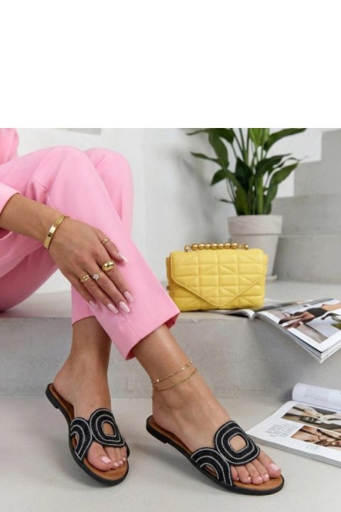 Sandał Klapki Model Olivia LCQ-9 Black - Solea