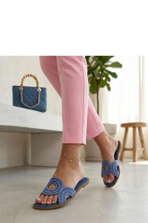 Sandał Klapki Model Olivia LCQ-9 Blue Light Jeans - Solea