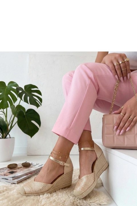 Sandały Model Lucinda T-1 Beige - Solea