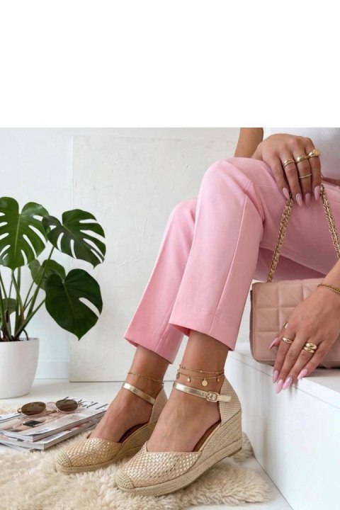 Sandały Model Lucinda T-1 Beige - Solea