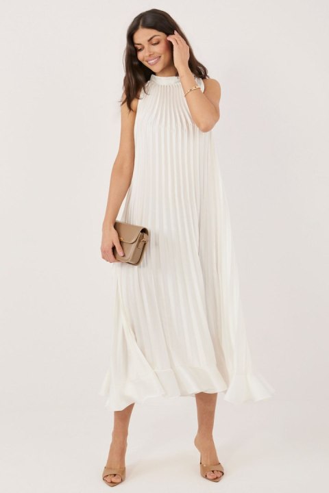 Sukienka Model IT-SK-20990.96 Ecru - Rue Paris