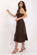 Sukienka Model MI-SK-62200.76 Dark Brown - Italy Moda