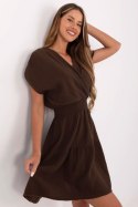 Sukienka Model MI-SK-92160.00 Dark Brown - Italy Moda