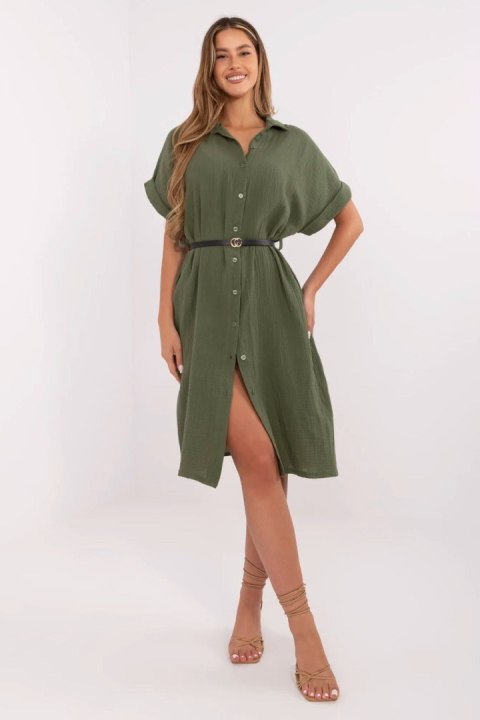 Sukienka Model MI-SK-A2494.99 Khaki - Italy Moda