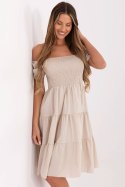 Sukienka Model MI-SK-A2561.89 Beige - Italy Moda