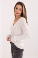 Sweter Damski Model D90186AK90993A White - Sublevel