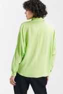 Bluzka oversize fason nietoperz B158 Limonka - Nife Bluzka oversize fason nietoperz B158 Limonka - Nife