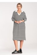 Sukienka Model M1098 Black/White - Figl