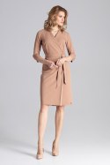 Sukienka Model M654 Brown - Figl Sukienka Model M654 Brown - Figl