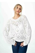 Sweter Damski Model M887 Ecru - Figl Sweter Damski Model M887 Ecru - Figl