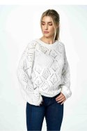 Sweter Damski Model M887 Ecru - Figl Sweter Damski Model M887 Ecru - Figl