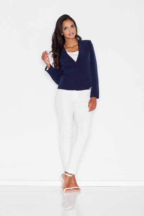 Spodnie Damskie Model 377 Ecru - Figl Spodnie Damskie Model 377 Ecru - Figl