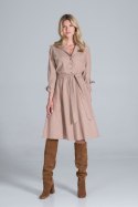 Sukienka Model M838 Beige - Figl Sukienka Model M838 Beige - Figl