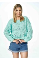 Sweter Damski Model M887 Mint - Figl Sweter Damski Model M887 Mint - Figl