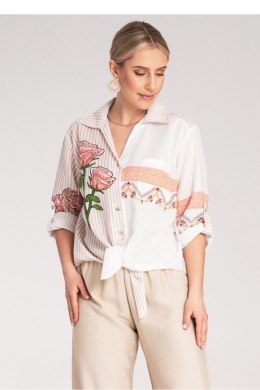 Koszula Damska Model M1120 Beige - Figl