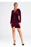 Sukienka Model M963 Bordo - Figl Sukienka Model M963 Bordo - Figl