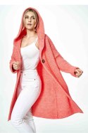 Sweter Kardigan Model M884 Coral - Figl Sweter Kardigan Model M884 Coral - Figl