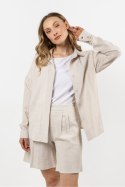 Koszula Damska Model A724 Beige - awama Koszula Damska Model A724 Beige - awama