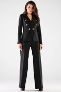 Spodnie Damskie Model A442 Black - awama Spodnie Damskie Model A442 Black - awama
