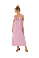 Sukienka Model MOE743 Dirty Pink - Moe Sukienka Model MOE743 Dirty Pink - Moe