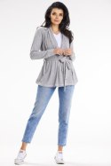 Sweter Kardigan Model A655 Grey - awama