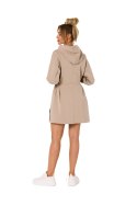 Sukienka Model MOE730 Beige - Moe Sukienka Model MOE730 Beige - Moe