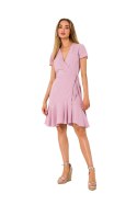 Sukienka Model MOE741 Dirty Pink - Moe Sukienka Model MOE741 Dirty Pink - Moe
