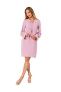 Sukienka Model MOE742 Dirty Pink - Moe Sukienka Model MOE742 Dirty Pink - Moe