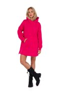 Sukienka Model MOE762 Malina - Moe Sukienka Model MOE762 Malina - Moe