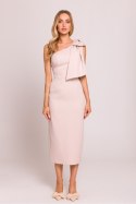 Sukienka Model MOE847 Light Beige - Moe