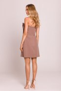Sukienka Model MOE851 Mocca - Moe Sukienka Model MOE851 Mocca - Moe