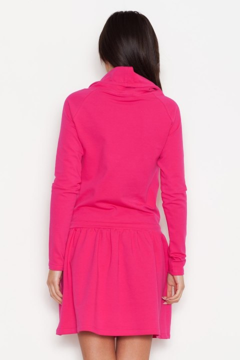 Sukienka Model K260 Pink - Katrus Sukienka Model K260 Pink - Katrus