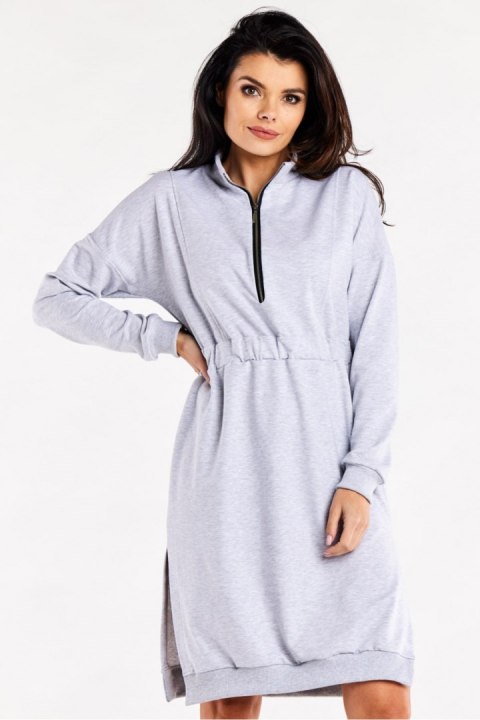 Sukienka Model M322 Grey - Infinite You Sukienka Model M322 Grey - Infinite You