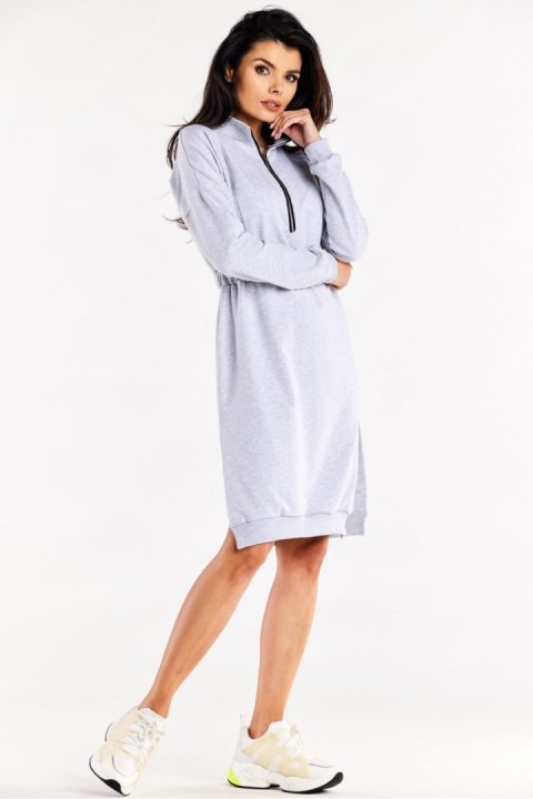 Sukienka Model M322 Grey - Infinite You Sukienka Model M322 Grey - Infinite You