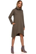 Sukienka Model MOE551 Khaki - Moe Sukienka Model MOE551 Khaki - Moe