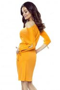 Sukienka Model 430-8 Orange - Numoco Sukienka Model 430-8 Orange - Numoco