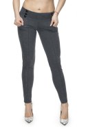 Spodnie Damskie Model 0105 Grafit - PeeKaBoo Spodnie Damskie Model 0105 Grafit - PeeKaBoo
