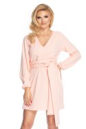 Sukienka Model 0169 Powder Pink - PeeKaBoo Sukienka Model 0169 Powder Pink - PeeKaBoo