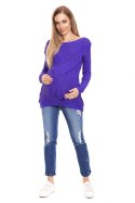 Sweter Ciążowy Model 40029 Violet - PeeKaBoo