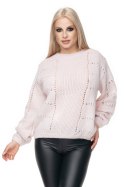 Sweter Damski Model 30059 Powder Pink - PeeKaBoo