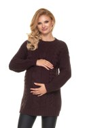 Sweter Model 70040 Chocco - PeeKaBoo Sweter Model 70040 Chocco - PeeKaBoo
