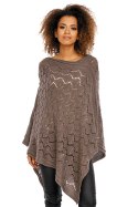 Sweter Poncho model 30012 Mocca - PeeKaBoo Sweter Poncho model 30012 Mocca - PeeKaBoo