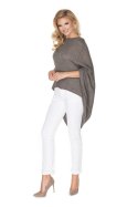Sweter Ponczo Model 30068 Tabak - PeeKaBoo Sweter Ponczo Model 30068 Tabak - PeeKaBoo