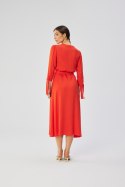 Sukienka Model S365 Coral - Stylove Sukienka Model S365 Coral - Stylove